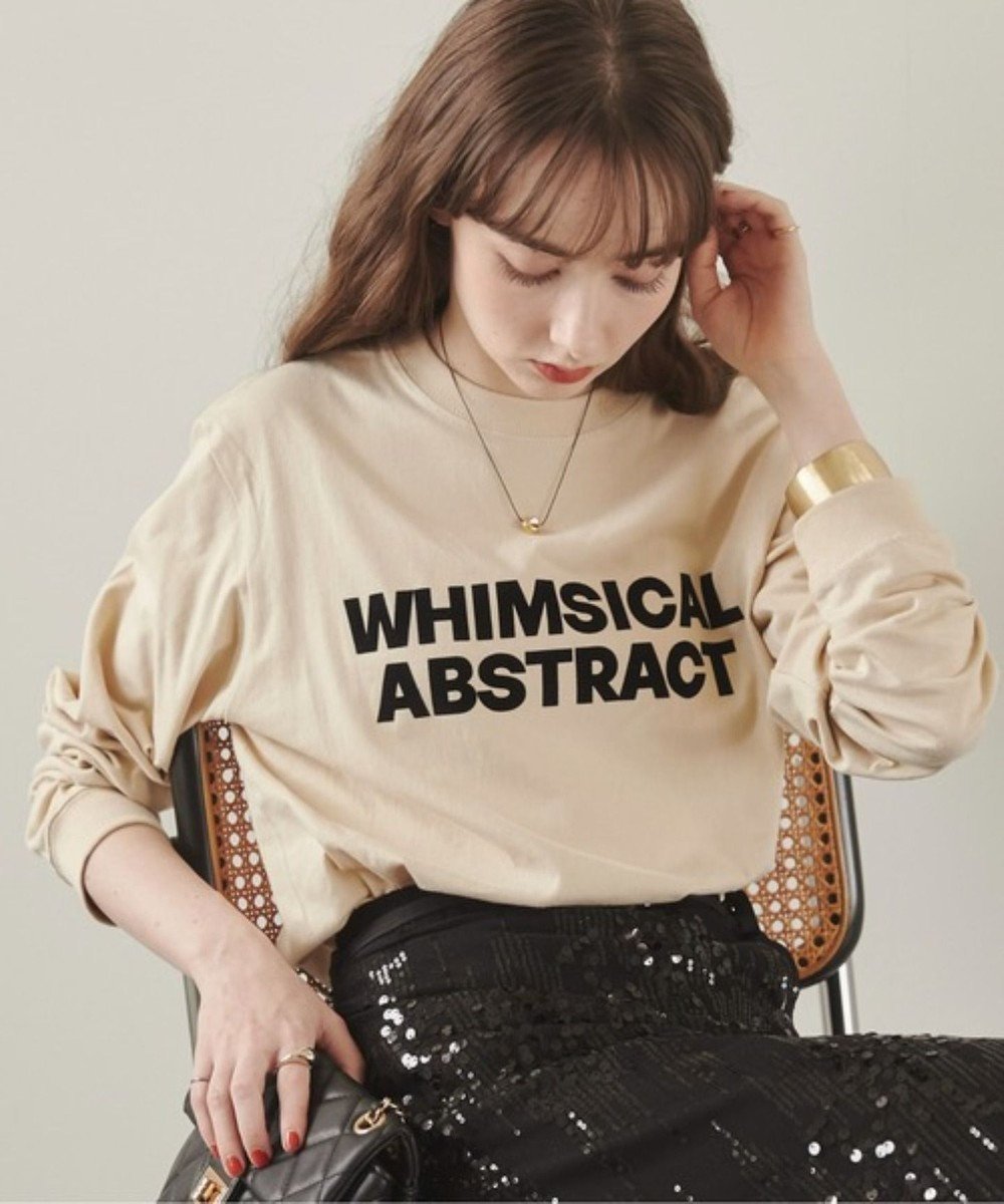 【ウィゴー/WEGO】の【ANGIE VINTAGE】フロッキープリントロゴロンT インテリア・キッズ・メンズ・レディースファッション・服の通販 founy(ファニー) 　ファッション　Fashion　レディースファッション　Fashion for Women　トップス・カットソー　Cut & Sew Tops　シャツ・ブラウス・オフィスカジュアル　Elegant Blouses & Button-Ups　ロングTシャツ・Tシャツ　Longline T-Shirts & Tees　カットソー・ベーシックTシャツ　Cut-and-Sewn Tops / Stretch Tees & Basics　インナー　Innerwear　カットソー　Cut and Sewn Top　シンプル　Simple, Minimal　ジャケット　Jacket, Outerwear　スウェット / スエット　Sweatshirt, Sweatwear　トレンド　Trend, Trending Now　人気　Popular, Best Seller　プリント　Print, Printed Pattern　ボックス　Boxy, Box Shape　ポロシャツ　Polo Shirt, Collared Tee　半袖　Short Sleeve, Half Sleeve　メンズ　Men's, Menswear　無地　Plain, Solid Color　A/W・秋冬　Autumn/Winter　おすすめ　Recommended / Our Picks　柄16|ID: prp329100004861522 ipo3291000000036033359