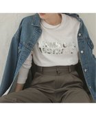 【ウィゴー/WEGO】の【ANGIE VINTAGE】フロッキープリントロゴロンT 人気、トレンドファッション・服の通販 founy(ファニー) ファッション Fashion レディースファッション Fashion for Women トップス・カットソー Cut & Sew Tops シャツ・ブラウス・オフィスカジュアル Elegant Blouses & Button-Ups ロングTシャツ・Tシャツ Longline T-Shirts & Tees カットソー・ベーシックTシャツ Cut-and-Sewn Tops / Stretch Tees & Basics インナー Innerwear カットソー Cut and Sewn Top シンプル Simple, Minimal ジャケット Jacket, Outerwear スウェット / スエット Sweatshirt, Sweatwear トレンド Trend, Trending Now 人気 Popular, Best Seller プリント Print, Printed Pattern ボックス Boxy, Box Shape ポロシャツ Polo Shirt, Collared Tee 半袖 Short Sleeve, Half Sleeve メンズ Men's, Menswear 無地 Plain, Solid Color A/W・秋冬 Autumn/Winter おすすめ Recommended / Our Picks thumbnail 柄19|ID: prp329100004861522 ipo3291000000036033365