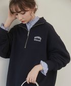 【ウィゴー/WEGO】の【ANGIE VINTAGE】ワンポイント刺繍ハーフZIPスウェットプルオーバー 人気、トレンドファッション・服の通販 founy(ファニー) ファッション Fashion レディースファッション Fashion for Women トップス・カットソー Cut & Sew Tops レディースパーカー・カジュアルフーディー Casual Hoodies & Sweatshirts カジュアルプルオーバー・ニットトップス Pullovers & Knit Tops / Casual Pullovers スウェット・クルーネックトップス Sweatshirts & Crewnecks / Relaxed Fit Sweat Tops シンプル Simple, Minimal スウェット / スエット Sweatshirt, Sweatwear セットアップ Set-Up, Coordinated Outfit トレンド Trend, Trending Now トレーナー Sweatshirt, Trainer 定番 Standard, Basic Item 人気 Popular, Best Seller ハーフ Half, Half-Length フィット Fit, Slim Fit メンズ Men's, Menswear ワンポイント One Point, Statement Accent A/W・秋冬 Autumn/Winter おすすめ Recommended / Our Picks thumbnail ネイビー|ID: prp329100004861524 ipo3291000000036033450