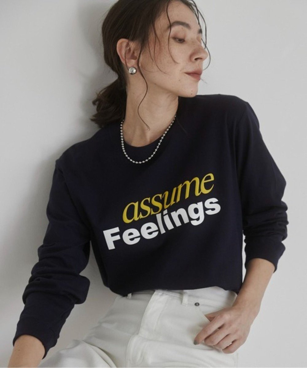 【ウィゴー/WEGO】の【ANGIE VINTAGE】ロゴプリントロンT インテリア・キッズ・メンズ・レディースファッション・服の通販 founy(ファニー) ファッション Fashion レディースファッション Fashion for Women トップス・カットソー Cut & Sew Tops シャツ・ブラウス・オフィスカジュアル Elegant Blouses & Button-Ups ロングTシャツ・Tシャツ Longline T-Shirts & Tees カットソー・ベーシックTシャツ Cut-and-Sewn Tops / Stretch Tees & Basics 春 Spring カットソー Cut and Sewn Top シルク Silk, 100% Silk シンプル Simple, Minimal スリーブ Sleeve, Long Sleeve / Short Sleeve ダブル Double, Double-Breasted トレンド Trend, Trending Now フィット Fit, Slim Fit プリント Print, Printed Pattern ボックス Boxy, Box Shape メンズ Men's, Menswear ロング Long, Long-Length S/S・春夏 SS, Spring/Summer, Warm Season 夏 Summer 2025年 2025 2025春夏・S/S Spring/Summer 2025 SS25 ネイビー|ID: prp329100004861531 ipo3291000000036033669