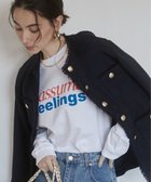 【ウィゴー/WEGO】の【ANGIE VINTAGE】ロゴプリントロンT 人気、トレンドファッション・服の通販 founy(ファニー) ファッション Fashion レディースファッション Fashion for Women トップス・カットソー Cut & Sew Tops シャツ・ブラウス・オフィスカジュアル Elegant Blouses & Button-Ups ロングTシャツ・Tシャツ Longline T-Shirts & Tees カットソー・ベーシックTシャツ Cut-and-Sewn Tops / Stretch Tees & Basics 春 Spring カットソー Cut and Sewn Top シルク Silk, 100% Silk シンプル Simple, Minimal スリーブ Sleeve, Long Sleeve / Short Sleeve ダブル Double, Double-Breasted トレンド Trend, Trending Now フィット Fit, Slim Fit プリント Print, Printed Pattern ボックス Boxy, Box Shape メンズ Men's, Menswear ロング Long, Long-Length S/S・春夏 SS, Spring/Summer, Warm Season 夏 Summer 2025年 2025 2025春夏・S/S Spring/Summer 2025 SS25 thumbnail ホワイト|ID: prp329100004861531 ipo3291000000036033672