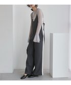 【ウィゴー/WEGO】の【ANGIE VINTAGE】サイドラインサロペット 人気、トレンドファッション・服の通販 founy(ファニー) ファッション Fashion レディースファッション Fashion for Women ワンピース Dresses オールインワン・ワンピース Dresses and Jumpsuits サロペット&オールインワン Dungarees & Jumpsuit Styles インナー Innerwear 春 Spring コンパクト Compact, Small Size サロペット Overalls, Salopette シンプル Simple, Minimal スタイリッシュ Stylish, Fashionable スマホ Smartphone, Mobile Device とろみ Fluid, Flowy Fabric トレンド Trend, Trending Now ノースリーブ Sleeveless, No-Sleeve ベーシック Basic, Essential ポケット Pocket, Pocket Detail ミックス Mix, Mixed Style A/W・秋冬 Autumn/Winter S/S・春夏 SS, Spring/Summer, Warm Season 夏 Summer 2025年 2025 2025春夏・S/S Spring/Summer 2025 SS25 thumbnail グレー|ID: prp329100004861534 ipo3291000000036033773