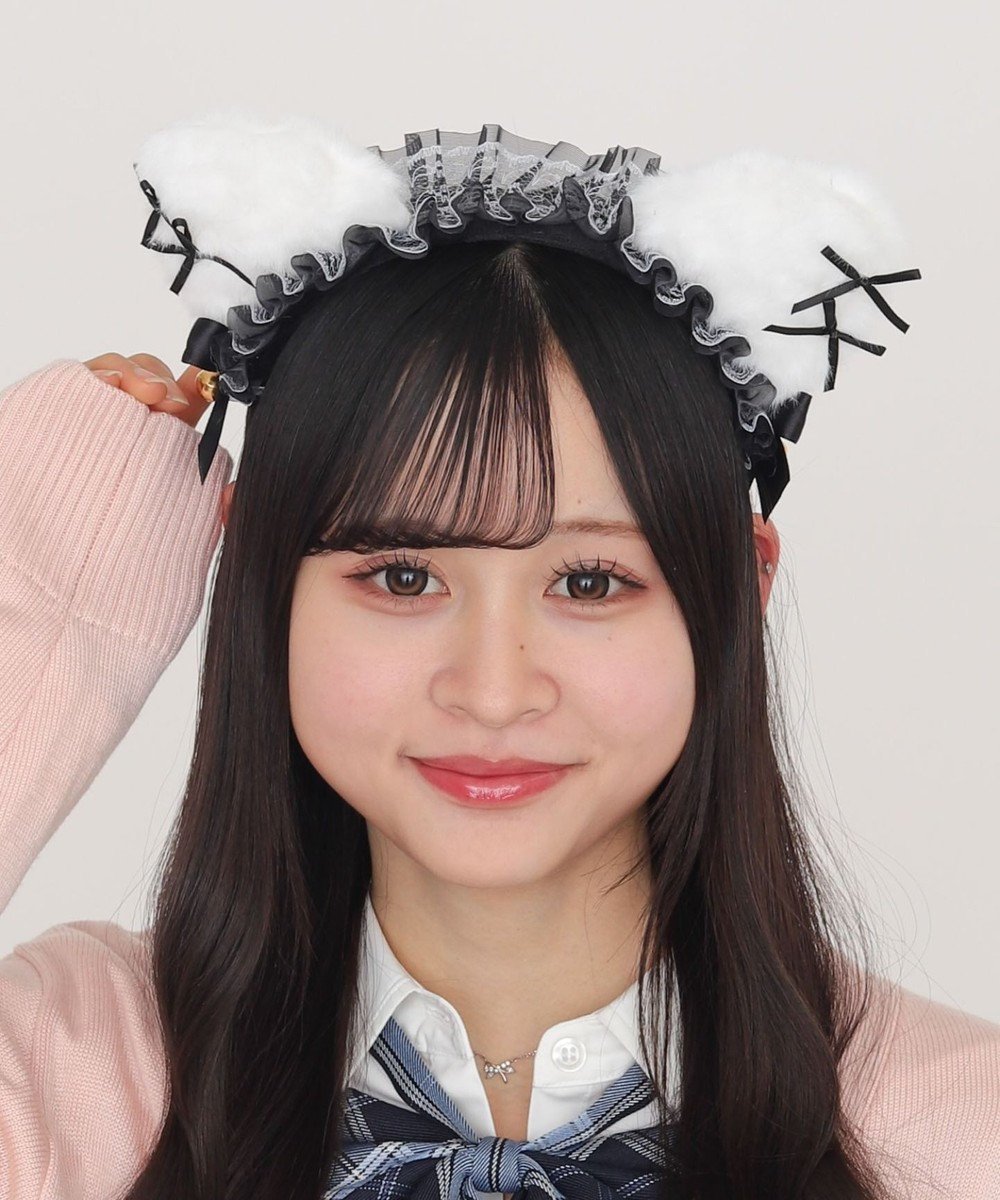 【ウィゴー/WEGO】の【SCHOOLITEM】イベントカチューシャD インテリア・キッズ・メンズ・レディースファッション・服の通販 founy(ファニー) 　ファッション　Fashion　レディースファッション　Fashion for Women　シュシュ&ヘアアクセ/ヘアアレンジ　Scrunchies & Hair Accessories　アクセサリー　Fashion Accessories　アニマル　Animal Print　スマホ　Smartphone, Mobile Device　リボン　Ribbon, Bow　レース　Lace, Lace Fabric　おすすめ　Recommended / Our Picks　柄5|ID: prp329100004861542 ipo3291000000036033930