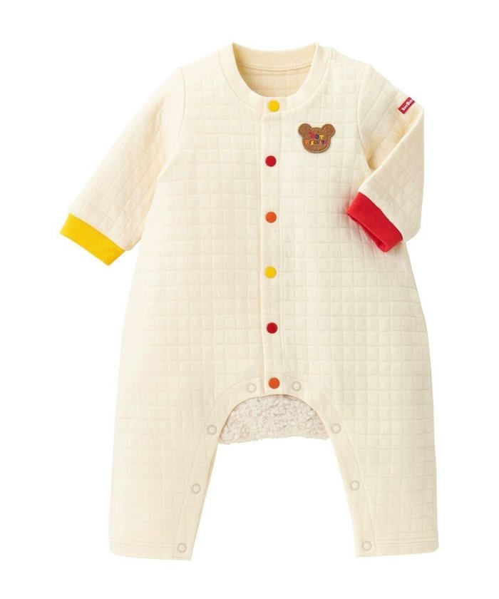 【ミキハウスホットビスケッツ/MIKI HOUSE HOT BISCUITS / KIDS】の【70-80cm】 顔ドン ニットキルト カバーオール インテリア・キッズ・メンズ・レディースファッション・服の通販 founy(ファニー) https://founy.com/ ファッション Fashion キッズファッション Fashion for Kids カラフル Colorful Design キルト Quilt, Quilted Fabric ベビー Baby, Babywear 人気 Popular, Best Seller 冬 Winter / This Winter A/W・秋冬 Autumn/Winter 長袖 Long Sleeve, Full Sleeve |ID: prp329100004861800 ipo3291000000036061897