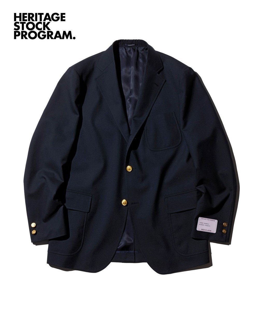【ジェイ プレス/J.PRESS / MEN】の【J.PRESS ORIGINALS】PEPPIN MERINO TOROPICAL 3B BLAZER / JAPAN MADE インテリア・キッズ・メンズ・レディースファッション・服の通販 founy(ファニー) 　ファッション　Fashion　レディースファッション　Fashion for Women　アウター　Coat / Outerwear Collection　レディースジャケット・軽アウター　Jackets　テーラードジャケット / 通勤・きれいめスタイル　Tailored Jackets & Blazers　春　Spring　キュプラ　Cupro, Eco Fabric　ショルダー　Shoulder, Shoulder Strap　ジャケット　Jacket, Outerwear　スーツ　Suit, Formalwear　定番　Standard, Basic Item　パッチ　Patch, Appliqué　フィット　Fit, Slim Fit　フォルム　Silhouette, Form　フラップ　Flap, Flap Pocket　フロント　Front, Front Design　ボックス　Boxy, Box Shape　ポケット　Pocket, Pocket Detail　メタル　Metal, Metal Parts　ライニング　Inner Lining, Inner Fabric, Lined　リラックス　Relax, Relaxed Fit　S/S・春夏　SS, Spring/Summer, Warm Season　日本製　Made In Japan　夏　Summer　エレガント 上品　Elegant　ネイビー系|ID: prp329100004861810 ipo3291000000036062078