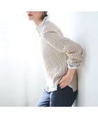 【ジェイ プレス/J.PRESS】の【洗える】GIZA MERCERIZE COTTON ケーブル ニット 人気、トレンドファッション・服の通販 founy(ファニー) ファッション Fashion レディースファッション Fashion for Women トップス・カットソー Cut & Sew Tops ニット Knit Tops & Sweaters クラシック Classic, Timeless Style シルク Silk, 100% Silk シルケット Silket, Silky Cotton スリット Slit, Slit Detail セーター Sweater, Knitwear エレガント 上品 Elegant 夏 Summer 春 Spring S/S・春夏 SS, Spring/Summer, Warm Season 洗える Machine Washable thumbnail ベージュ系|ID: prp329100004861823 ipo3291000000036062300