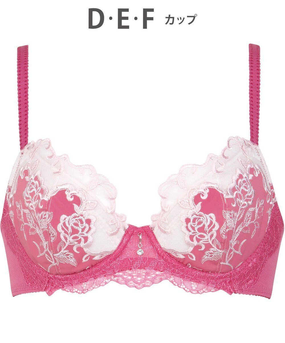 【ウィング/Wing】の3/4カップブラ 【2650シリーズ】 ウイング/ワコール PB2650 インテリア・キッズ・メンズ・レディースファッション・服の通販 founy(ファニー) ファッション Fashion レディースファッション Fashion for Women アンダー Underwear Essentials サテン Satin, Glossy Fabric シアー Sheer, See-Through チュール Tulip, Tulip Motif フロント Front, Front Design ブラジャー Bra, Lingerie モダン Modern, Contemporary レース Lace, Lace Fabric ロマンピンク|ID: prp329100004861832 ipo3291000000036062619