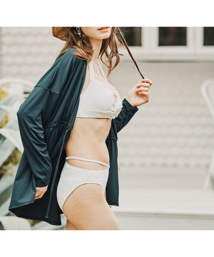 【三愛水着楽園/San-ai Resort】の【UPF50+】水陸両用羽織り M【Coral veil(コーラルヴェール)】 インテリア・キッズ・メンズ・レディースファッション・服の通販 founy(ファニー) https://founy.com/ ファッション Fashion レディースファッション Fashion for Women 水着 Swimwear レディース水着・ビーチウェア Swimwear & Beachwear おすすめ Recommended / Our Picks なめらか Smooth, Silky Texture カッティング Cutting Detail ギャザー Gathered, Ruffled ストレッチ Stretch, Stretchy Fabric ビーチ Beach, Seaside 夏 Summer S/S・春夏 SS, Spring/Summer, Warm Season 水着 Swimsuit, Swimwear A/W・秋冬 Autumn/Winter |ID: prp329100004861838 ipo3291000000036062749