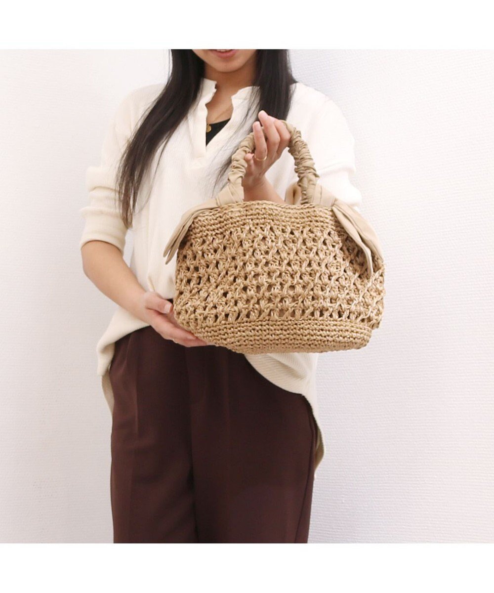 【アンビリオン/UNBILLION】のカシュカシュ cachecache / 下がりリボン柄編みトート 人気、トレンドファッション・服の通販 founy(ファニー) ファッション Fashion レディースファッション Fashion for Women バッグ Bags カラフル Colorful Design ギャザー Gathered, Ruffled 巾着 Drawstring Bag, Kinchaku 財布 Wallet, Purse ハンド Hand, Handmade ビビッド Vivid, Bright Tone ペーパー Paper, Kraft Paper ポケット Pocket, Pocket Detail ポーチ Pouch, Small Case ミックス Mix, Mixed Style モチーフ Motif, Design Theme リボン Ribbon, Bow 再入荷 Restock / Back in Stock other-1|ID: prp329100004861849 ipo3291000000036063171