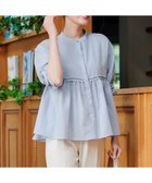 【ティアクラッセ/Tiaclasse】の【洗える】ピンタックギャザーブラウス 人気、トレンドファッション・服の通販 founy(ファニー) ファッション Fashion レディースファッション Fashion for Women トップス・カットソー Cut & Sew Tops シャツ・ブラウス・オフィスカジュアル Elegant Blouses & Button-Ups アクセサリー Fashion Accessories ウォッシャブル Machine Washable エレガント 上品 Elegant 春 Spring 洗える Machine Washable 秋 Autumn カーディガン Cardigan, Knitwear ギャザー Gathered, Ruffled 切替 Switching, Contrast Panel シンプル Simple, Minimal チュニック Tunic, Long Top フェミニン Feminine, Girly ペプラム Peplum, Flared Hem ポケット Pocket, Pocket Detail メタル Metal, Metal Parts 冬 Winter / This Winter S/S・春夏 SS, Spring/Summer, Warm Season 再入荷 Restock / Back in Stock 夏 Summer 新作・新入荷 New Arrivals / New In ビジネス 仕事 通勤 Business / Work / Commuting thumbnail サックス|ID: prp329100004861853 ipo3291000000036063275