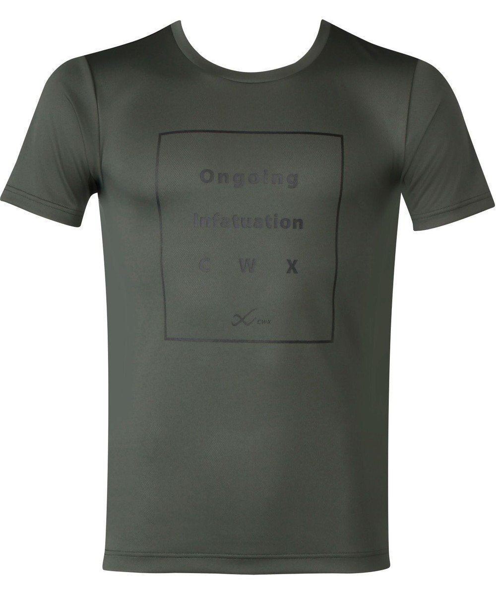 【シーダブリューエックス/CW-X】の【UNISEX】 アウター Tシャツ 半袖 DLR125 /ワコール インテリア・キッズ・メンズ・レディースファッション・服の通販 founy(ファニー) ファッション Fashion レディースファッション Fashion for Women アウター Coat / Outerwear Collection トップス・カットソー Cut & Sew Tops シャツ・ブラウス・オフィスカジュアル Elegant Blouses & Button-Ups ロングTシャツ・Tシャツ Longline T-Shirts & Tees ユニセックス Unisex, Genderless メッシュ Mesh, Net Fabric 半袖 Short Sleeve, Half Sleeve カーキ|ID: prp329100004861857 ipo3291000000036063356