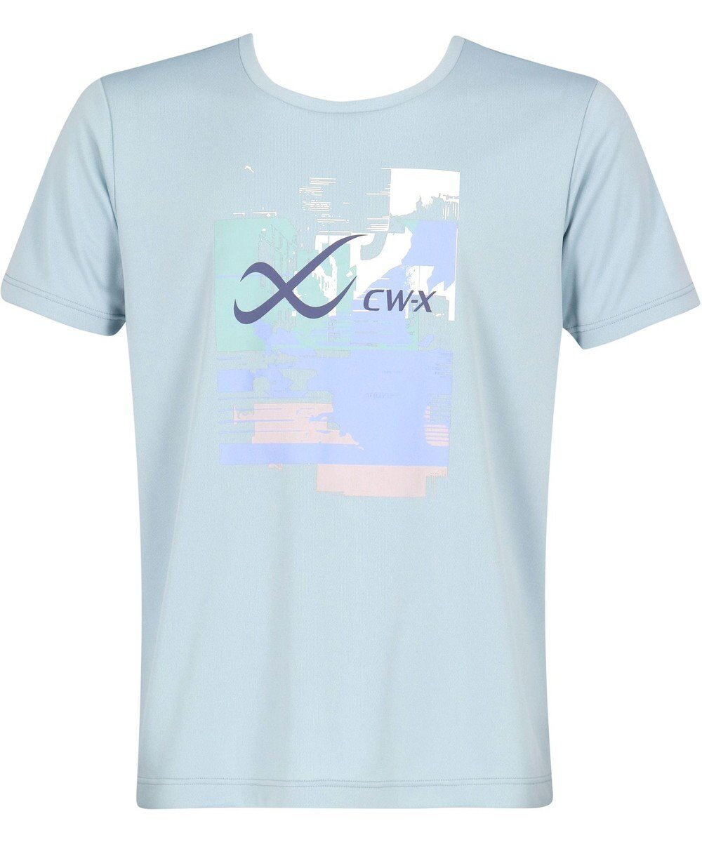 【シーダブリューエックス/CW-X】の【UNISEX】 アウター Tシャツ 半袖 DLR125 /ワコール インテリア・キッズ・メンズ・レディースファッション・服の通販 founy(ファニー) ファッション Fashion レディースファッション Fashion for Women アウター Coat / Outerwear Collection トップス・カットソー Cut & Sew Tops シャツ・ブラウス・オフィスカジュアル Elegant Blouses & Button-Ups ロングTシャツ・Tシャツ Longline T-Shirts & Tees ユニセックス Unisex, Genderless メッシュ Mesh, Net Fabric 半袖 Short Sleeve, Half Sleeve サックス|ID: prp329100004861857 ipo3291000000036063376