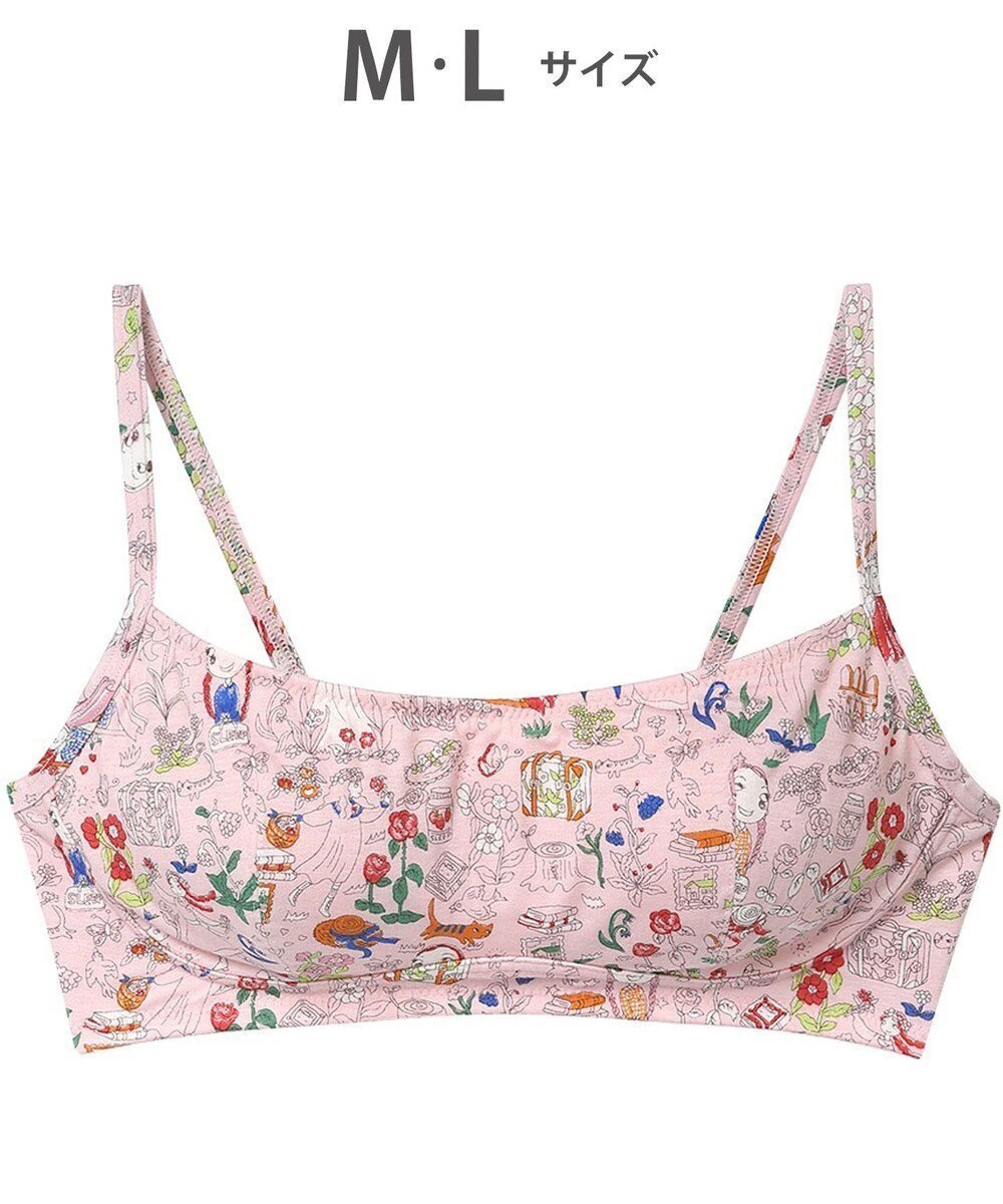 【ツモリチサト スリープ/tsumori chisato SLEEP】のツモリチサト ブラジャー ノンワイヤーブラ 綿100%(パッド受け) ストラップ長さ調整可能 UBX534 /ワコール インテリア・キッズ・メンズ・レディースファッション・服の通販 founy(ファニー) 　ファッション　Fashion　レディースファッション　Fashion for Women　ストレッチ　Stretch, Stretchy Fabric　パジャマ　Pajamas, Sleepwear　ブラジャー　Bra, Lingerie　ラップ　Wrap, Wrap Design　ピンク|ID: prp329100004861859 ipo3291000000036063422