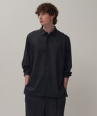 【エイトン/ATON】のTWIST WOOL GAUZE ルーズフィットシャツ - UNISEX 人気、トレンドファッション・服の通販 founy(ファニー) ファッション Fashion レディースファッション Fashion for Women トップス・カットソー Cut & Sew Tops シャツ・ブラウス・オフィスカジュアル Elegant Blouses & Button-Ups インナー Innerwear 春 Spring ストレッチ Stretch, Stretchy Fabric ブルゾン Blouson, Bomber Jacket ユニセックス Unisex, Genderless リラックス Relax, Relaxed Fit S/S・春夏 SS, Spring/Summer, Warm Season 夏 Summer thumbnail NAVY TOP|ID: prp329100004861882 ipo3291000000036063955