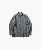 【エイトン/ATON】のTWIST WOOL GAUZE ルーズフィットシャツ - UNISEX 人気、トレンドファッション・服の通販 founy(ファニー) ファッション Fashion レディースファッション Fashion for Women トップス・カットソー Cut & Sew Tops シャツ・ブラウス・オフィスカジュアル Elegant Blouses & Button-Ups インナー Innerwear 春 Spring ストレッチ Stretch, Stretchy Fabric ブルゾン Blouson, Bomber Jacket ユニセックス Unisex, Genderless リラックス Relax, Relaxed Fit S/S・春夏 SS, Spring/Summer, Warm Season 夏 Summer thumbnail GRAY|ID: prp329100004861882 ipo3291000000036063957
