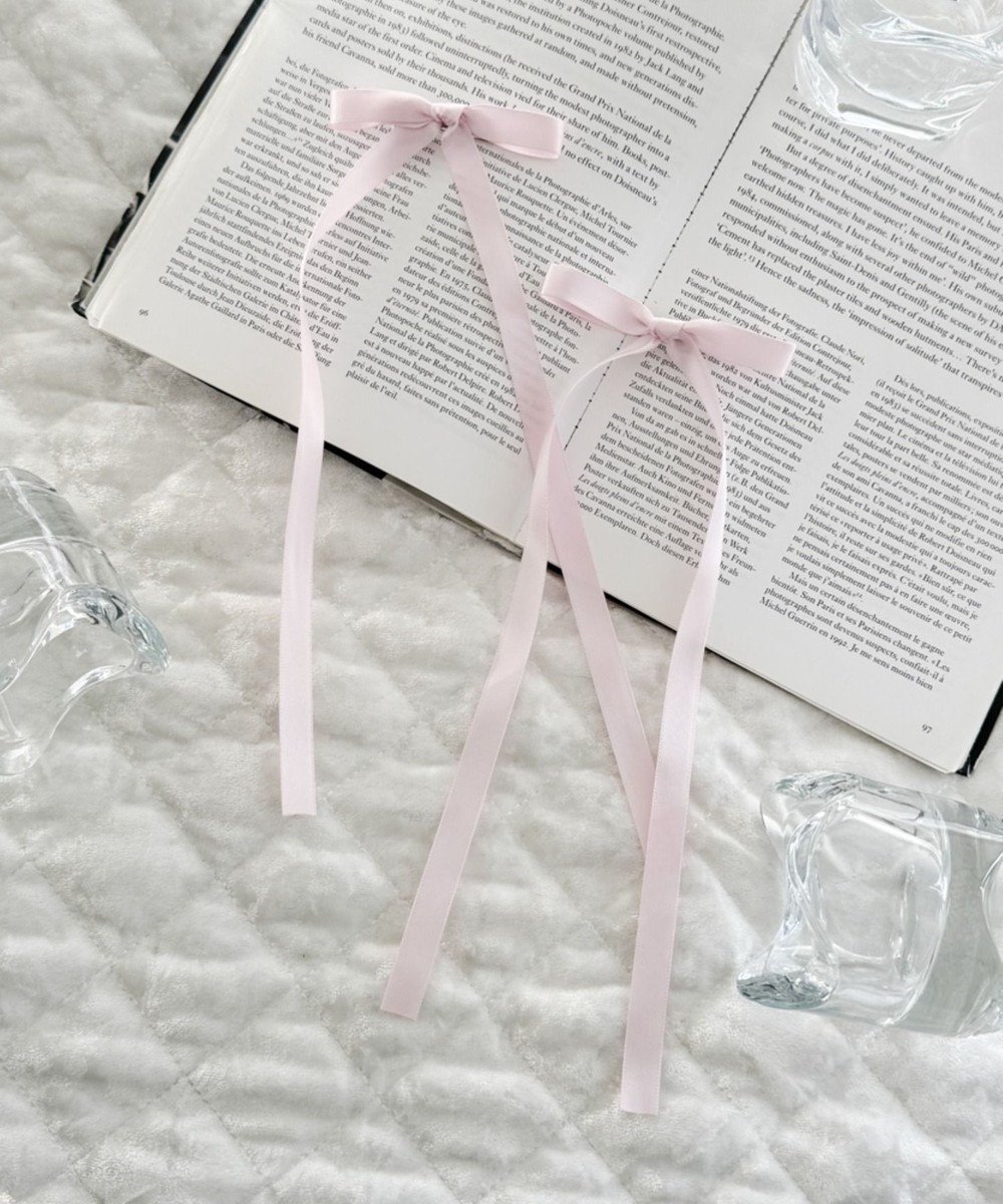 【ウィゴー/WEGO】のL2Pロングナローリボンクリップ インテリア・キッズ・メンズ・レディースファッション・服の通販 founy(ファニー) 　ファッション　Fashion　レディースファッション　Fashion for Women　シュシュ&ヘアアクセ/ヘアアレンジ　Scrunchies & Hair Accessories　おすすめ　Recommended / Our Picks　アクセサリー　Fashion Accessories　ガーリー　Girly, Feminine Style　スマホ　Smartphone, Mobile Device　ハーフ　Half, Half-Length　リボン　Ribbon, Bow　ロング　Long, Long-Length　ライトピンク|ID: prp329100004862067 ipo3291000000036082533