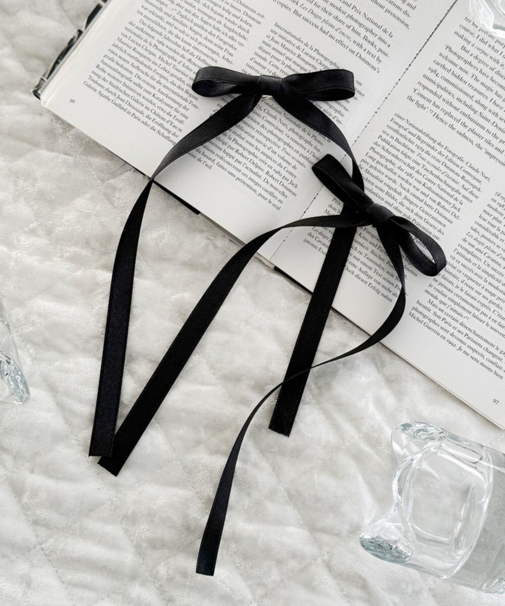 【ウィゴー/WEGO】のL2Pロングナローリボンクリップ インテリア・キッズ・メンズ・レディースファッション・服の通販 founy(ファニー) 　ファッション　Fashion　レディースファッション　Fashion for Women　シュシュ&ヘアアクセ/ヘアアレンジ　Scrunchies & Hair Accessories　おすすめ　Recommended / Our Picks　アクセサリー　Fashion Accessories　ガーリー　Girly, Feminine Style　スマホ　Smartphone, Mobile Device　ハーフ　Half, Half-Length　リボン　Ribbon, Bow　ロング　Long, Long-Length　ブラック|ID: prp329100004862067 ipo3291000000036082541