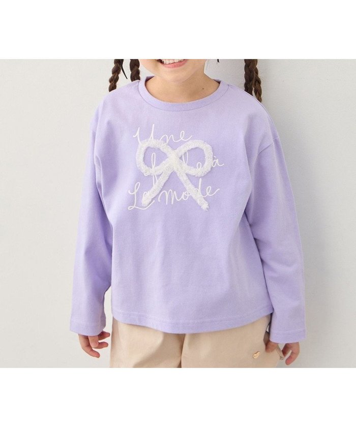 【エニィ/ANY / KIDS】の【綿100%】リボンアソート 長袖Tシャツ インテリア・キッズ・メンズ・レディースファッション・服の通販 founy(ファニー) https://founy.com/ ファッション Fashion キッズファッション Fashion for Kids トップス・カットソー Cut & Sew Tops おすすめ Recommended / Our Picks カットソー Cut and Sewn Top ポケット Pocket, Pocket Detail リボン Ribbon, Bow 夏 Summer 春 Spring S/S・春夏 SS, Spring/Summer, Warm Season 長袖 Long Sleeve, Full Sleeve |ID: prp329100004862069 ipo3291000000036082560
