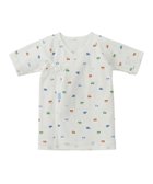 【ミキハウスホットビスケッツ/MIKI HOUSE HOT BISCUITS / KIDS】の【50-60cm】 フライス 短肌着 プリント柄 人気、トレンドファッション・服の通販 founy(ファニー) ファッション Fashion キッズファッション Fashion for Kids コンビ Combo, Combination Style 吸水 Absorbent, Quick-Dry プリント Print, Printed Pattern おすすめ Recommended / Our Picks 日本製 Made In Japan thumbnail ブルー|ID: prp329100004862071 ipo3291000000036082636