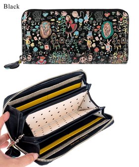 【ツモリチサト キャリー/tsumori chisato CARRY】の不思議の国のアリス ラウンドファスナー長財布 人気、トレンドファッション・服の通販 founy(ファニー) ファッション Fashion レディースファッション Fashion for Women ミニ財布・二つ折り財布 Wallets & Card Cases エナメル Patent Leather キャラクター Character, Licensed Characters プリント Print, Printed Pattern ポケット Pocket, Pocket Detail ラウンド Round, Round Neck 定番 Standard, Basic Item 財布 Wallet, Purse |ID:prp329100004862092