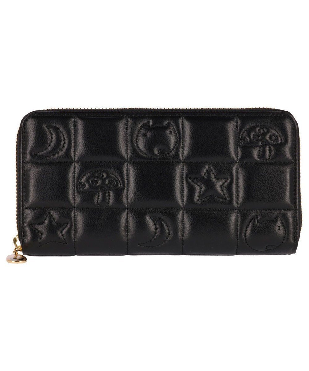 【ツモリチサト キャリー/tsumori chisato CARRY】のネコキルティング ラウンドファスナー長財布 インテリア・キッズ・メンズ・レディースファッション・服の通販 founy(ファニー) 　ファッション　Fashion　レディースファッション　Fashion for Women　ミニ財布・二つ折り財布　Wallets & Card Cases　キルティング　Quilted, Quilting　ネコ　Cat, Feline Motif　ポケット　Pocket, Pocket Detail　ラウンド　Round, Round Neck　財布　Wallet, Purse　ブラック|ID: prp329100004862093 ipo3291000000036083066