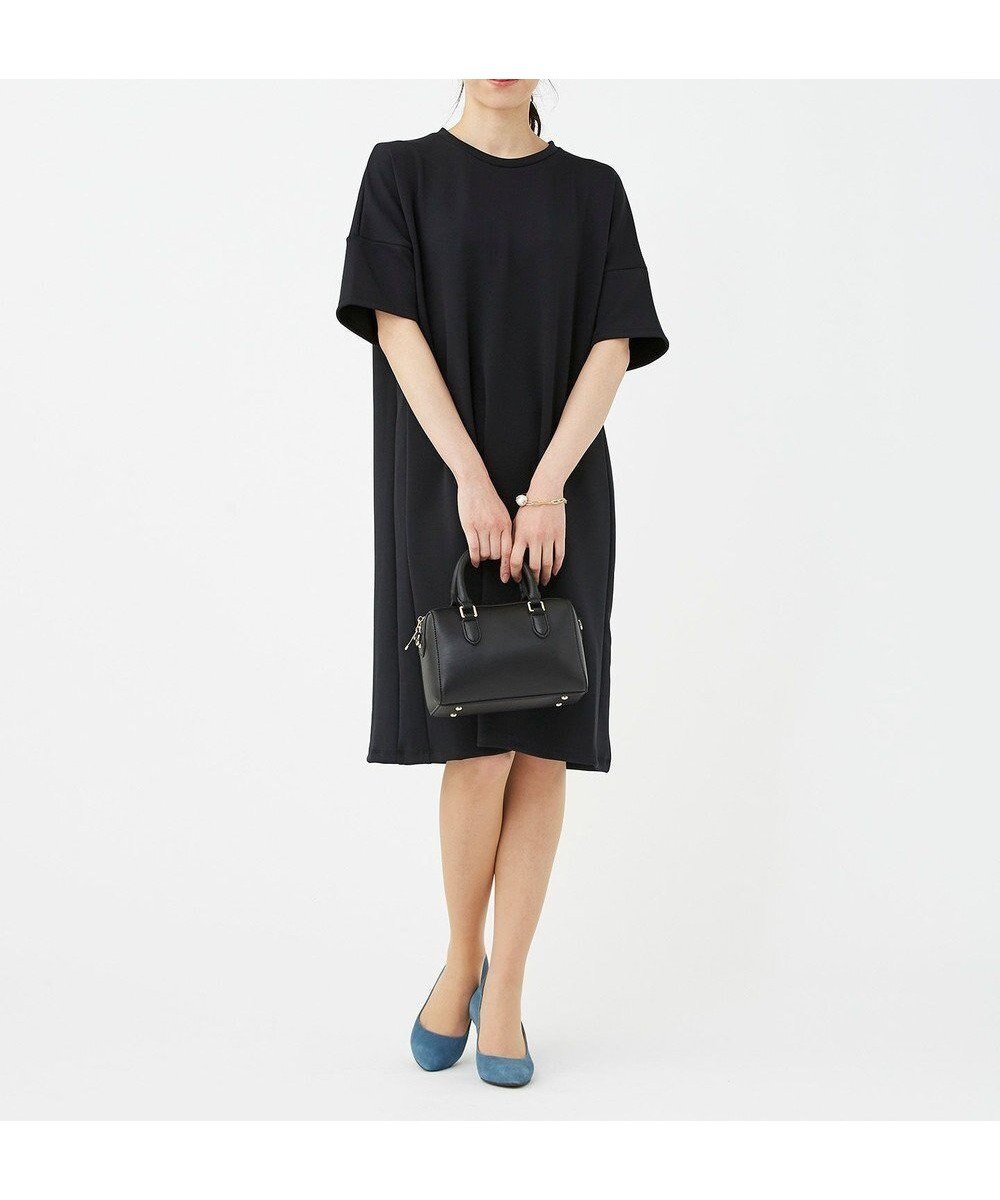 【カシヤマ/KASHIYAMA】の【抗菌繊維】スタイリッシュジャージー オーバーサイズドレス インテリア・キッズ・メンズ・レディースファッション・服の通販 founy(ファニー) 　ファッション　Fashion　レディースファッション　Fashion for Women　ワンピース　Dresses　フォーマル・パーティードレス・結婚式用ドレス　Elegant & Casual Dresses　春　Spring　抗菌　Antibacterial, Bacteria-Resistant　サンダル　Sandals, Summer Shoes　シューズ　Shoes, Footwear　スキニーデニム　Skinny Jeans, Slim Jeans　スニーカー　Sneakers, Trainers　ダブル　Double, Double-Breasted　フォルム　Silhouette, Form　フラット　Flat, Flat Shoes　リラックス　Relax, Relaxed Fit　S/S・春夏　SS, Spring/Summer, Warm Season　夏　Summer　ブラック|ID: prp329100004862108 ipo3291000000036083371