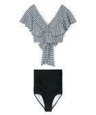 【三愛水着楽園/San-ai Resort】の【SALE】カバーデザイン ノンワイヤー水着 9M 【San-ai Resort(サンアイリゾート)】 人気、トレンドファッション・服の通販 founy(ファニー) ファッション Fashion レディースファッション Fashion for Women 水着 Swimwear レディース水着・ビーチウェア Swimwear & Beachwear アンダー Underwear Essentials ギンガム Gingham, Gingham Fabric ショーツ Shorts, Short Pants チェック Check, Plaid, Tartan ビーチ Beach, Seaside フリル Frill, Ruffle ポケット Pocket, Pocket Detail ラップ Wrap, Wrap Design リボン Ribbon, Bow リラックス Relax, Relaxed Fit ワイヤー Wire, Wired Bra ヴィンテージ Vintage Style 夏 Summer S/S・春夏 SS, Spring/Summer, Warm Season 水着 Swimsuit, Swimwear A/W・秋冬 Autumn/Winter thumbnail ブラック|ID: prp329100004862109 ipo3291000000036083389