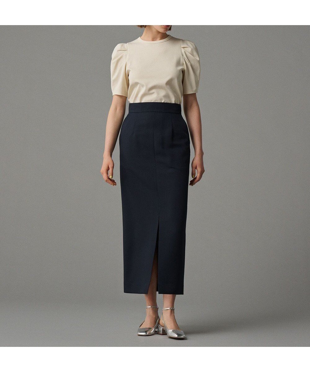 【アンクレイヴ/uncrave】の【吸水速乾・洗濯機洗い可】エコ ドライ チノ Iラインスカート(uncrave STANDARD) インテリア・キッズ・メンズ・レディースファッション・服の通販 founy(ファニー) 　ファッション　Fashion　レディースファッション　Fashion for Women　スカート　Skirts　吸水　Absorbent, Quick-Dry　スリット　Slit, Slit Detail　ブルゾン　Blouson, Bomber Jacket　ロング　Long, Long-Length　A/W・秋冬　Autumn/Winter　S/S・春夏　SS, Spring/Summer, Warm Season　夏　Summer　ネイビー|ID: prp329100004862110 ipo3291000000036083420