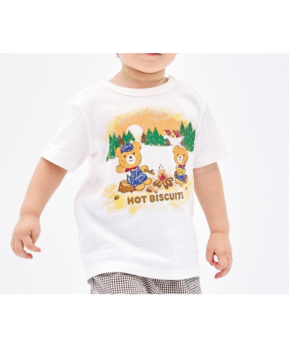 【ミキハウスホットビスケッツ/MIKI HOUSE HOT BISCUITS / KIDS】の【家族でおそろい】【80-120cm】アウトドアデザイン 半袖Tシャツ インテリア・キッズ・メンズ・レディースファッション・服の通販 founy(ファニー) ファッション Fashion キッズファッション Fashion for Kids トップス・カットソー Cut & Sew Tops アウトドア Outdoor Clothing 春 Spring カットソー Cut and Sewn Top サッカー Seersucker, Summer Fabric シンプル Simple, Minimal フロント Front, Front Design プリント Print, Printed Pattern ベビー Baby, Babywear 半袖 Short Sleeve, Half Sleeve A/W・秋冬 Autumn/Winter S/S・春夏 SS, Spring/Summer, Warm Season おすすめ Recommended / Our Picks 夏 Summer ギフト プレゼント Gift / Present グリーン|ID: prp329100004862130 ipo3291000000036083882
