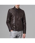 【ジョゼフ オム/JOSEPH HOMME / MEN】の【洗い加工】シュリンクエアレザー シングルライダースジャケット 人気、トレンドファッション・服の通販 founy(ファニー) ファッション Fashion メンズファッション Fashion for Men アウター Men's Coats Outerwear シンプル Simple, Minimal ジップ Zip, Zipper ジャケット Jacket, Outerwear スラックス Slacks, Dress Pants デニム Denim, Jeans Material フロント Front, Front Design ポケット Pocket, Pocket Detail A/W・秋冬 Autumn/Winter S/S・春夏 SS, Spring/Summer, Warm Season 夏 Summer エレガント 上品 Elegant thumbnail ダークブラウン系|ID: prp329100004862144 ipo3291000000036084153