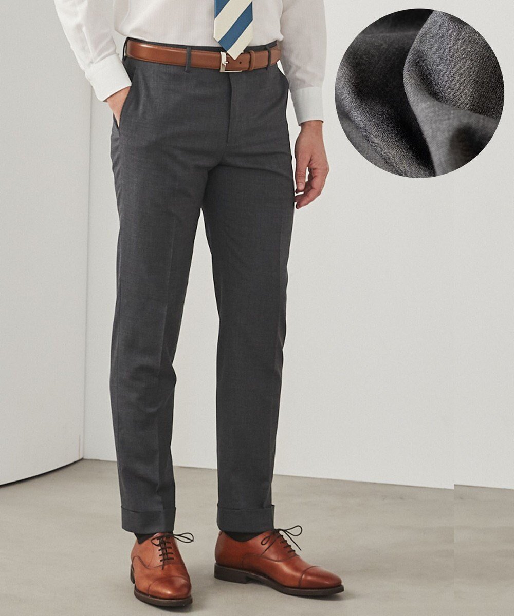 【五大陸/gotairiku / MEN】のロングセラー【洗える/折り目加工/シワになりにくい/ウエストアジャスター】ウォッシャブル サマーウール100%パンツ_定番色(ノータック)25年モデル インテリア・キッズ・メンズ・レディースファッション・服の通販 founy(ファニー) ファッション Fashion メンズファッション Fashion for Men ボトムス Bottoms ウォッシャブル Machine Washable 春 Spring 洗える Machine Washable サマー Summer, Summer Style ジャケット Jacket, Outerwear ストレッチ Stretch, Stretchy Fabric セットアップ Set-Up, Coordinated Outfit センター Center, Center Line テーパード Tapered, Tapered Pants ドレス Dress, One-Piece 定番 Standard, Basic Item ポケット Pocket, Pocket Detail S/S・春夏 SS, Spring/Summer, Warm Season 夏 Summer ビジネス 仕事 通勤 Business / Work / Commuting ライトグレー系|ID: prp329100004862162 ipo3291000000036084431