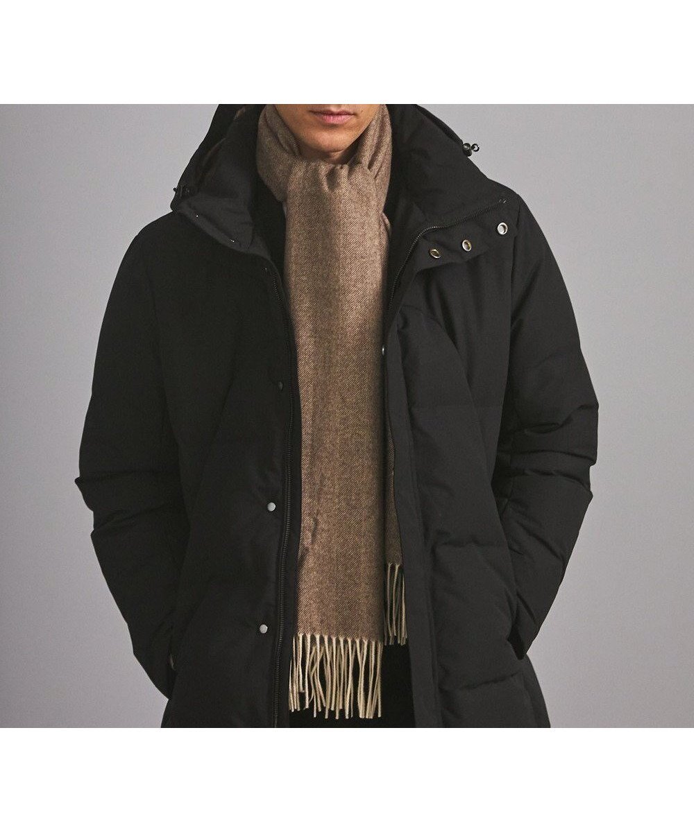 【五大陸/gotairiku / MEN】の【カシミヤ100%】 幅広 マフラー_ヘリンボーン柄(40×180) 人気、トレンドファッション・服の通販 founy(ファニー) 　ファッション　Fashion　メンズファッション　Fashion for Men　ストール　Stole, Wrap　スヌード　Snood, Infinity Scarf　ビジネス 仕事 通勤　Business / Work / Commuting　マフラー　Scarf, Muffler　メンズ　Men's, Menswear　モノトーン　Monotone, Black and White　A/W・秋冬　Autumn/Winter　軽量　Lightweight, Ultra Light　 other-1|ID: prp329100004862164 ipo3291000000036084468