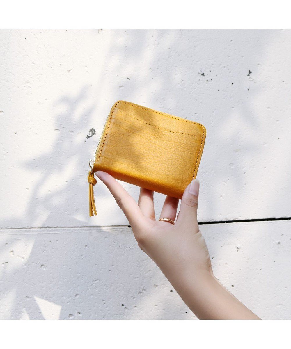 【アンビリオン/UNBILLION】のペルケ perche / イタリアンレザー・ジャバラカードウォレット インテリア・キッズ・メンズ・レディースファッション・服の通販 founy(ファニー) 　ファッション　Fashion　レディースファッション　Fashion for Women　ミニ財布・二つ折り財布　Wallets & Card Cases　コンパクト　Compact, Small Size　ショルダー　Shoulder, Shoulder Strap　財布　Wallet, Purse　ボックス　Boxy, Box Shape　ポケット　Pocket, Pocket Detail　おすすめ　Recommended / Our Picks　日本製　Made In Japan　マスタード|ID: prp329100004862169 ipo3291000000036084531