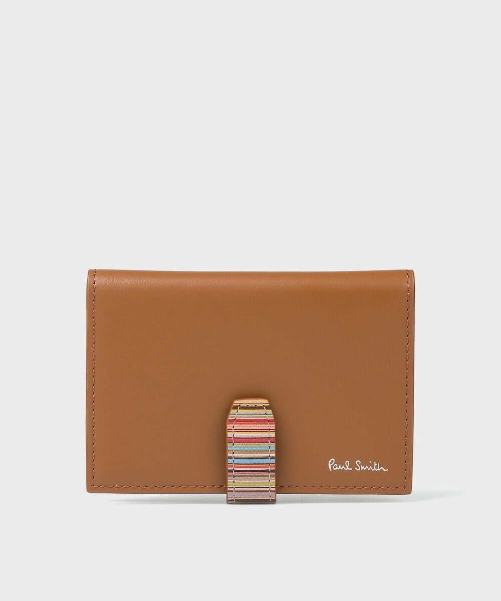 【ポールスミス/Paul Smith / MEN】のシグネチャーストライプタブ パスケース インテリア・キッズ・メンズ・レディースファッション・服の通販 founy(ファニー) 　ファッション　Fashion　メンズファッション　Fashion for Men　シンプル　Simple, Minimal　財布　Wallet, Purse　プリント　Print, Printed Pattern　メンズ　Men's, Menswear　おすすめ　Recommended / Our Picks　エレガント 上品　Elegant　ギフト プレゼント　Gift / Present　ブラウン|ID: prp329100004862171 ipo3291000000036084585