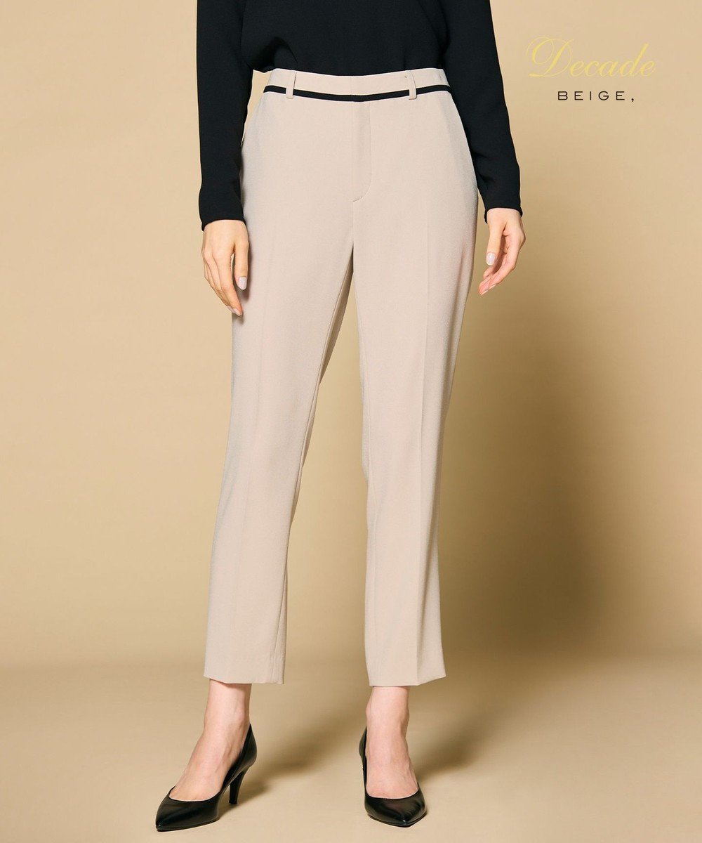 【ベイジ,/BEIGE,】の【洗える】CINDY / クロップドパンツ 人気、トレンドファッション・服の通販 founy(ファニー) 　ファッション　Fashion　レディースファッション　Fashion for Women　パンツ　Pants & Trousers　ウォッシャブル　Machine Washable　オケージョン　Occasion Wear　洗える　Machine Washable　サテン　Satin, Glossy Fabric　ジャケット　Jacket, Outerwear　ストレッチ　Stretch, Stretchy Fabric　スーツ　Suit, Formalwear　セットアップ　Set-Up, Coordinated Outfit　定番　Standard, Basic Item　人気　Popular, Best Seller　ポケット　Pocket, Pocket Detail　A/W・秋冬　Autumn/Winter　S/S・春夏　SS, Spring/Summer, Warm Season　おすすめ　Recommended / Our Picks　夏　Summer　セレモニー　Ceremony　ビジネス 仕事 通勤　Business / Work / Commuting　 other-1|ID: prp329100004862172 ipo3291000000036084622