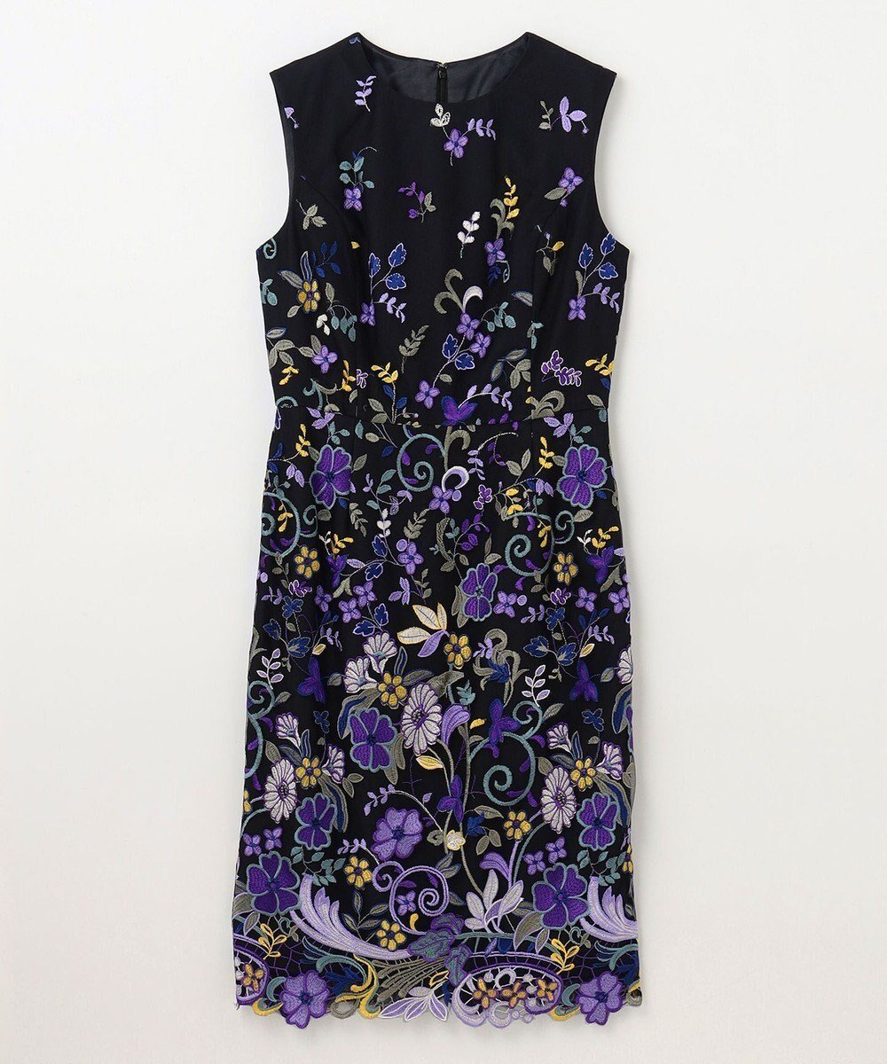 【グレース コンチネンタル/GRACE CONTINENTAL】の【オンライン限定ドレス】Marienbad インテリア・キッズ・メンズ・レディースファッション・服の通販 founy(ファニー) 　ファッション　Fashion　レディースファッション　Fashion for Women　ワンピース　Dresses　フォーマル・パーティードレス・結婚式用ドレス　Elegant & Casual Dresses　ドレス　Dress, One-Piece　パターン　Pattern, Design Print　パープル　Purple, Violet　フラワー　Flower, Floral　レース　Lace, Lace Fabric　夏　Summer　S/S・春夏　SS, Spring/Summer, Warm Season　A/W・秋冬　Autumn/Winter　マルチ|ID: prp329100004862177 ipo3291000000036084729