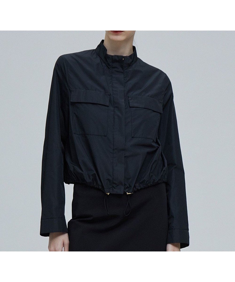 【ベイジ,/BEIGE,】のCHARLOTTE / ショートブルゾン インテリア・キッズ・メンズ・レディースファッション・服の通販 founy(ファニー) 　ファッション　Fashion　レディースファッション　Fashion for Women　アウター　Coat / Outerwear Collection　レディースジャケット・軽アウター　Jackets　ブルゾンジャケット・スポーティアウター　Blouson Jackets　おすすめ　Recommended / Our Picks　ショート　Short, Short Length　ジャケット　Jacket, Outerwear　スタンド　Stand Collar, Upright Stand　タフタ　Taffeta, Structured Fabric　フェミニン　Feminine, Girly　フォルム　Silhouette, Form　ブルゾン　Blouson, Bomber Jacket　夏　Summer　春　Spring　S/S・春夏　SS, Spring/Summer, Warm Season　Black|ID: prp329100004862180 ipo3291000000036084772