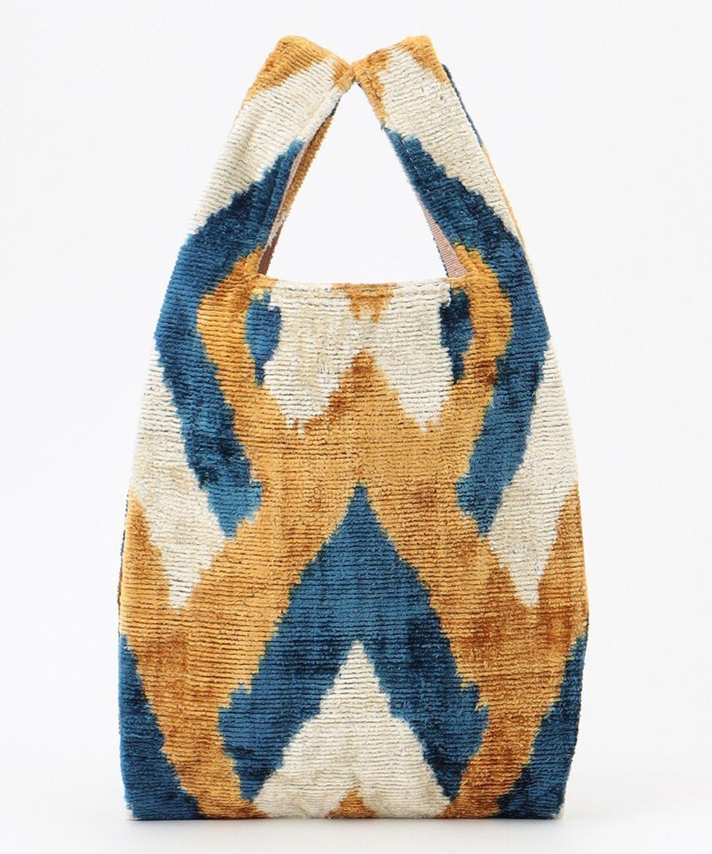 【グレース コンチネンタル/GRACE CONTINENTAL】のKilim ARTS キリムマルシェバッグ インテリア・キッズ・メンズ・レディースファッション・服の通販 founy(ファニー) 　ファッション　Fashion　レディースファッション　Fashion for Women　バッグ　Bags　アクセサリー　Fashion Accessories　オリエンタル　Oriental Pattern　シューズ　Shoes, Footwear　シルク　Silk, 100% Silk　ヴィンテージ　Vintage Style　ブルー|ID: prp329100004862194 ipo3291000000036084975