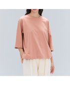 【ベイジ,/BEIGE,】の【洗える・GLOW 8月号掲載】S.BABILA / スリットネックオーバーサイズTシャツ Sunset|ID: prp329100004862195 ipo3291000000036085054