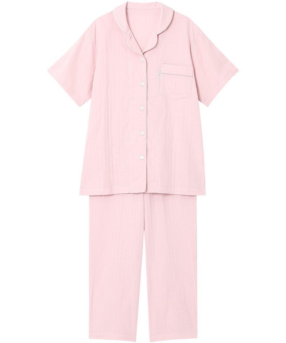 【ワコール 睡眠科学/wacoal suimin】のパジャマ 5分袖 半袖 9分丈 綿100%(天綿)(本体) レディース YDT144 睡眠科学/ワコール インテリア・キッズ・メンズ・レディースファッション・服の通販 founy(ファニー) ファッション Fashion レディースファッション Fashion for Women トップス・カットソー Cut & Sew Tops なめらか Smooth, Silky Texture パジャマ Pajamas, Sleepwear ボトム Bottoms, Lower Wear 半袖 Short Sleeve, Half Sleeve ピンク|ID: prp329100004862196 ipo3291000000036085191