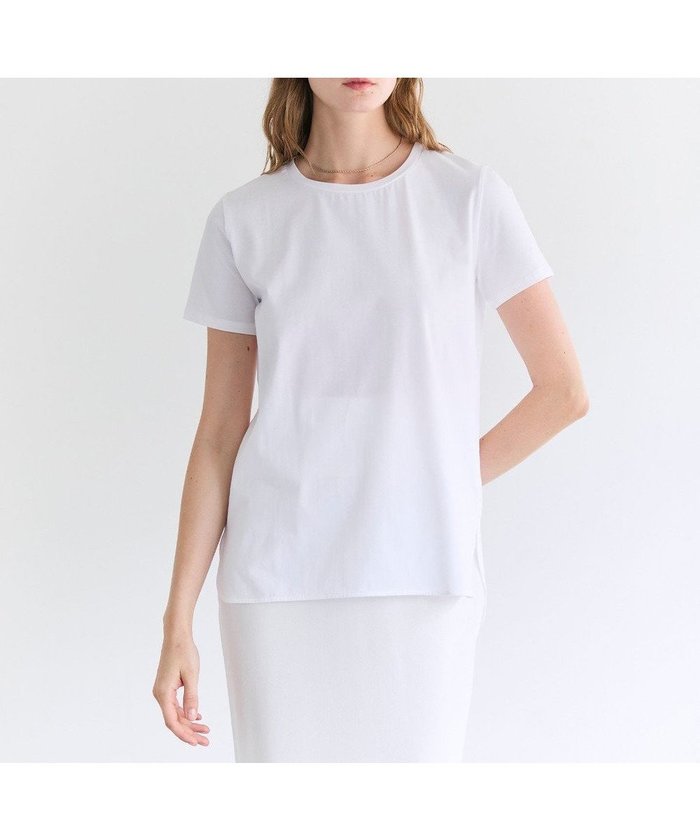 【ベイジ,/BEIGE,】のBROIS / コットンストレッチシャツテールTシャツ インテリア・キッズ・メンズ・レディースファッション・服の通販 founy(ファニー) https://founy.com/ ファッション Fashion レディースファッション Fashion for Women トップス・カットソー Cut & Sew Tops シャツ・ブラウス・オフィスカジュアル Elegant Blouses & Button-Ups ロングTシャツ・Tシャツ Longline T-Shirts & Tees カットソー・ベーシックTシャツ Cut-and-Sewn Tops / Stretch Tees & Basics インナー Innerwear 洗える Machine Washable カットソー Cut and Sewn Top カーディガン Cardigan, Knitwear シンプル Simple, Minimal ジャケット Jacket, Outerwear ストレッチ Stretch, Stretchy Fabric 定番 Standard, Basic Item バランス Balance, Style Balance ピーチ Peach, Soft Touch ボトム Bottoms, Lower Wear A/W・秋冬 Autumn/Winter S/S・春夏 SS, Spring/Summer, Warm Season 夏 Summer エレガント 上品 Elegant ビジネス 仕事 通勤 Business / Work / Commuting |ID: prp329100004862202 ipo3291000000036085309