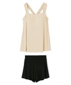 【三愛水着楽園/San-ai Resort】のWEB限定商品 タンキニキュロパンセット水着 9M・11L 【San-ai Resort(サンアイリゾート)】 人気、トレンドファッション・服の通販 founy(ファニー) ファッション Fashion レディースファッション Fashion for Women 水着 Swimwear レディース水着・ビーチウェア Swimwear & Beachwear なめらか Smooth, Silky Texture ショーツ Shorts, Short Pants リボン Ribbon, Bow 夏 Summer S/S・春夏 SS, Spring/Summer, Warm Season 水着 Swimsuit, Swimwear A/W・秋冬 Autumn/Winter thumbnail ベージュ×ブラック|ID: prp329100004862214 ipo3291000000036085739