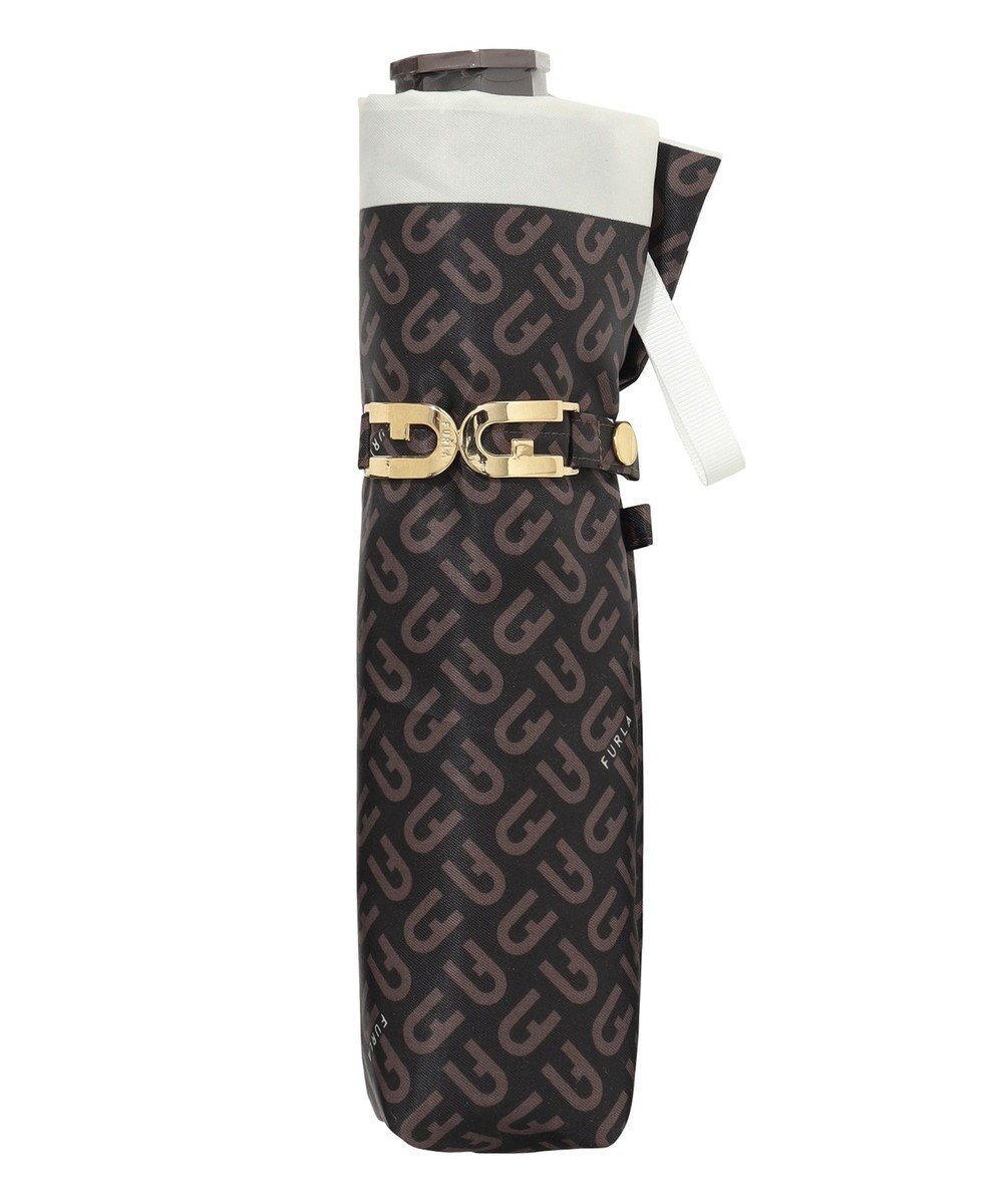 【ムーンバット/MOONBAT】の【耐風】FURLA(フルラ) 折りたたみ傘 モノグラム 8本骨 大きめ55cm 日本製 インテリア・キッズ・メンズ・レディースファッション・服の通販 founy(ファニー) 　ファッション　Fashion　レディースファッション　Fashion for Women　レイングッズ・傘・晴雨兼用傘　Umbrellas & Rain Gear　アクセサリー　Fashion Accessories　イタリア　Italy　カラフル　Colorful Design　グラス　Glass, Eyewear　傘　Umbrella, Parasol　軽量　Lightweight, Ultra Light　シューズ　Shoes, Footwear　プリント　Print, Printed Pattern　メタル　Metal, Metal Parts　おすすめ　Recommended / Our Picks　日本製　Made In Japan　オフホワイト|ID: prp329100004862217 ipo3291000000036085786