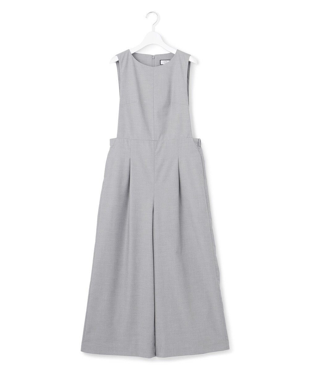 【ジェイプレスヨークストリート/J.PRESS YORK STREET】の【WOMEN】ポリエステルレーヨンツイル オールインワン 人気、トレンドファッション・服の通販 founy(ファニー) 　ファッション　Fashion　レディースファッション　Fashion for Women　ワンピース　Dresses　オールインワン・ワンピース　Dresses and Jumpsuits　サロペット&オールインワン　Dungarees & Jumpsuit Styles　オケージョン　Occasion Wear　ワイド　Wide, Wide Fit　夏　Summer　定番　Standard, Basic Item　春　Spring　S/S・春夏　SS, Spring/Summer, Warm Season　 other-1|ID: prp329100004862218 ipo3291000000036085816