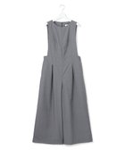 【ジェイプレスヨークストリート/J.PRESS YORK STREET】の【WOMEN】ポリエステルレーヨンツイル オールインワン 人気、トレンドファッション・服の通販 founy(ファニー) ファッション Fashion レディースファッション Fashion for Women ワンピース Dresses オールインワン・ワンピース Dresses and Jumpsuits サロペット&オールインワン Dungarees & Jumpsuit Styles オケージョン Occasion Wear ワイド Wide, Wide Fit 夏 Summer 定番 Standard, Basic Item 春 Spring S/S・春夏 SS, Spring/Summer, Warm Season thumbnail グレー系|ID: prp329100004862218 ipo3291000000036085820