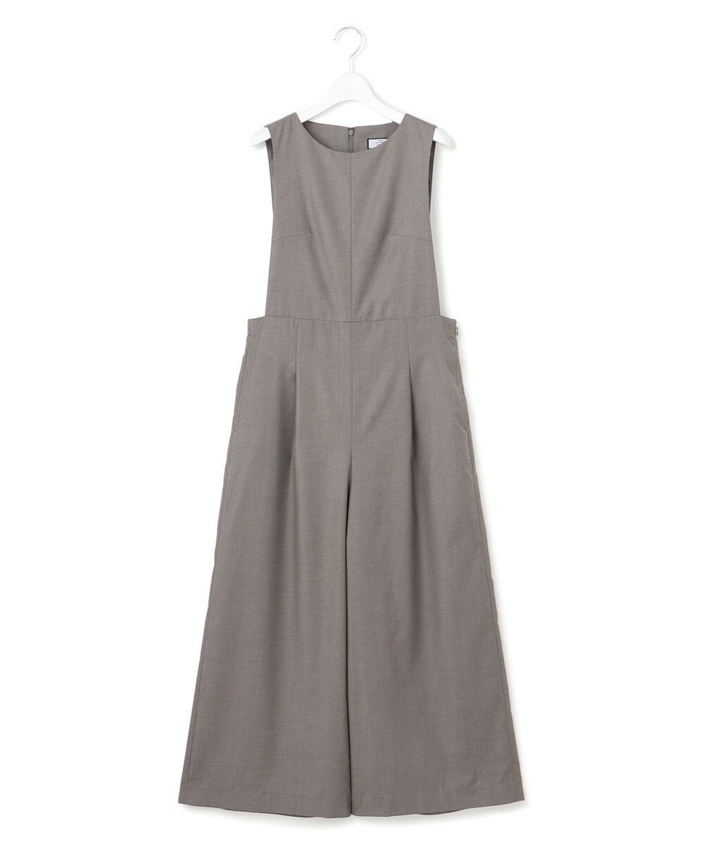 【ジェイプレスヨークストリート/J.PRESS YORK STREET】の【WOMEN】ポリエステルレーヨンツイル オールインワン インテリア・キッズ・メンズ・レディースファッション・服の通販 founy(ファニー) 　ファッション　Fashion　レディースファッション　Fashion for Women　ワンピース　Dresses　オールインワン・ワンピース　Dresses and Jumpsuits　サロペット&オールインワン　Dungarees & Jumpsuit Styles　オケージョン　Occasion Wear　ワイド　Wide, Wide Fit　夏　Summer　定番　Standard, Basic Item　春　Spring　S/S・春夏　SS, Spring/Summer, Warm Season　ブラウン系|ID: prp329100004862218 ipo3291000000036085823