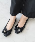 【ブリジット バーキン/Bridget Birkin】の【Bridget Birkin】ビッグパールリボンフラットシューズ 人気、トレンドファッション・服の通販 founy(ファニー) ファッション Fashion レディースファッション Fashion for Women エレガント 上品 Elegant シューズ Shoes, Footwear パール Pearl, Pearl Accent ビジュー Bijou, Jewel-like Accent フラット Flat, Flat Shoes 夏 Summer S/S・春夏 SS, Spring/Summer, Warm Season A/W・秋冬 Autumn/Winter thumbnail ブラック雑材|ID: prp329100004862220 ipo3291000000036085869