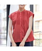 【ティアクラッセ/Tiaclasse】の【洗える】フレンチスリーブピンタックブラウス 人気、トレンドファッション・服の通販 founy(ファニー) ファッション Fashion レディースファッション Fashion for Women トップス・カットソー Cut & Sew Tops シャツ・ブラウス・オフィスカジュアル Elegant Blouses & Button-Ups アクセサリー Fashion Accessories 春 Spring 洗える Machine Washable 秋 Autumn カーディガン Cardigan, Knitwear ギャザー Gathered, Ruffled スタンド Stand Collar, Upright Stand スリーブ Sleeve, Long Sleeve / Short Sleeve チュニック Tunic, Long Top フレンチ French, French Style フロント Front, Front Design ペプラム Peplum, Flared Hem ボトム Bottoms, Lower Wear ポケット Pocket, Pocket Detail レース Lace, Lace Fabric 楽ちん Easy Fit, Comfortable S/S・春夏 SS, Spring/Summer, Warm Season 再入荷 Restock / Back in Stock 夏 Summer エレガント 上品 Elegant 新作・新入荷 New Arrivals / New In thumbnail オレンジ|ID: prp329100004862221 ipo3291000000036085888