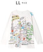 【ツモリチサト スリープ/tsumori chisato SLEEP】のツモリチサト トップス 綿100%(本体) 天竺素材 長袖 ルームウエア レディース UTX557 /ワコール 人気、トレンドファッション・服の通販 founy(ファニー) ファッション Fashion レディースファッション Fashion for Women トップス・カットソー Cut & Sew Tops ハンド Hand, Handmade パジャマ Pajamas, Sleepwear プリント Print, Printed Pattern 長袖 Long Sleeve, Full Sleeve thumbnail アイボリー|ID: prp329100004862231 ipo3291000000036086205