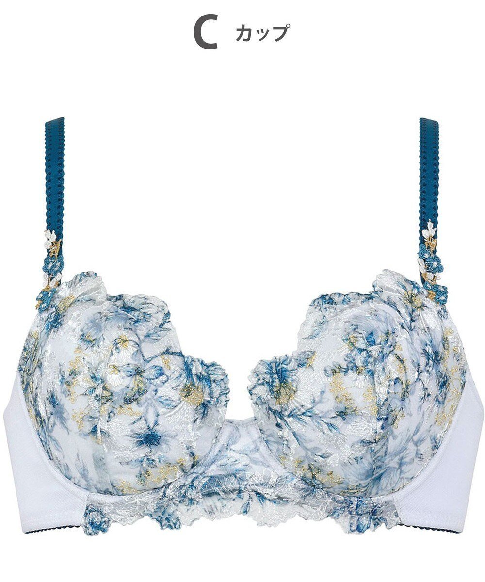 【ウィング/Wing】のブラジャー Wing Lesiage サイドすっきり しっかりフィット 【2850シリーズ】 パッド有 ブラ PB2850 ウイング/ワコール インテリア・キッズ・メンズ・レディースファッション・服の通販 founy(ファニー) 　ファッション　Fashion　レディースファッション　Fashion for Women　アンダー　Underwear Essentials　フィット　Fit, Slim Fit　ブラジャー　Bra, Lingerie　プリント　Print, Printed Pattern　レース　Lace, Lace Fabric　ワイヤー　Wire, Wired Bra　グレー|ID: prp329100004862232 ipo3291000000036086219